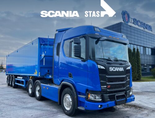 Новинка для вашого автопарку – напівпричіп STAS AGROSTAR S300CX та тягач SCANIA R440